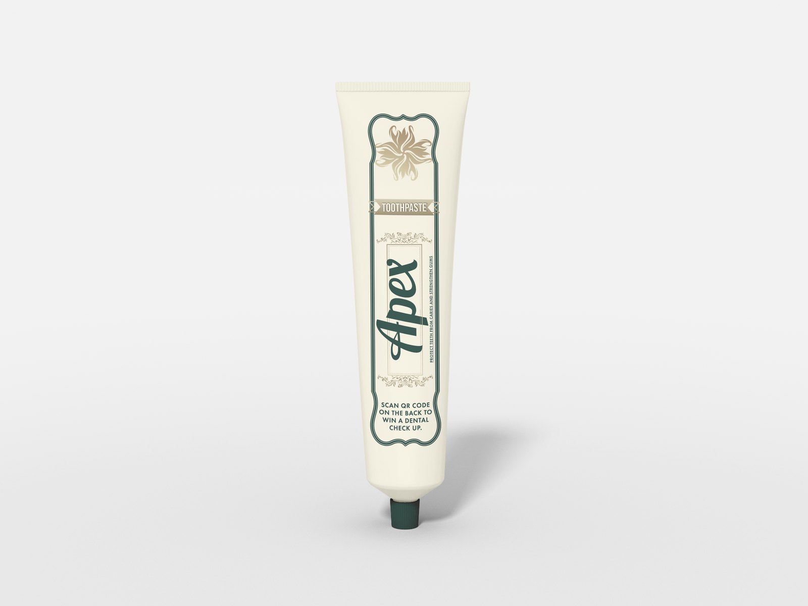 Apex toothpaste packaging