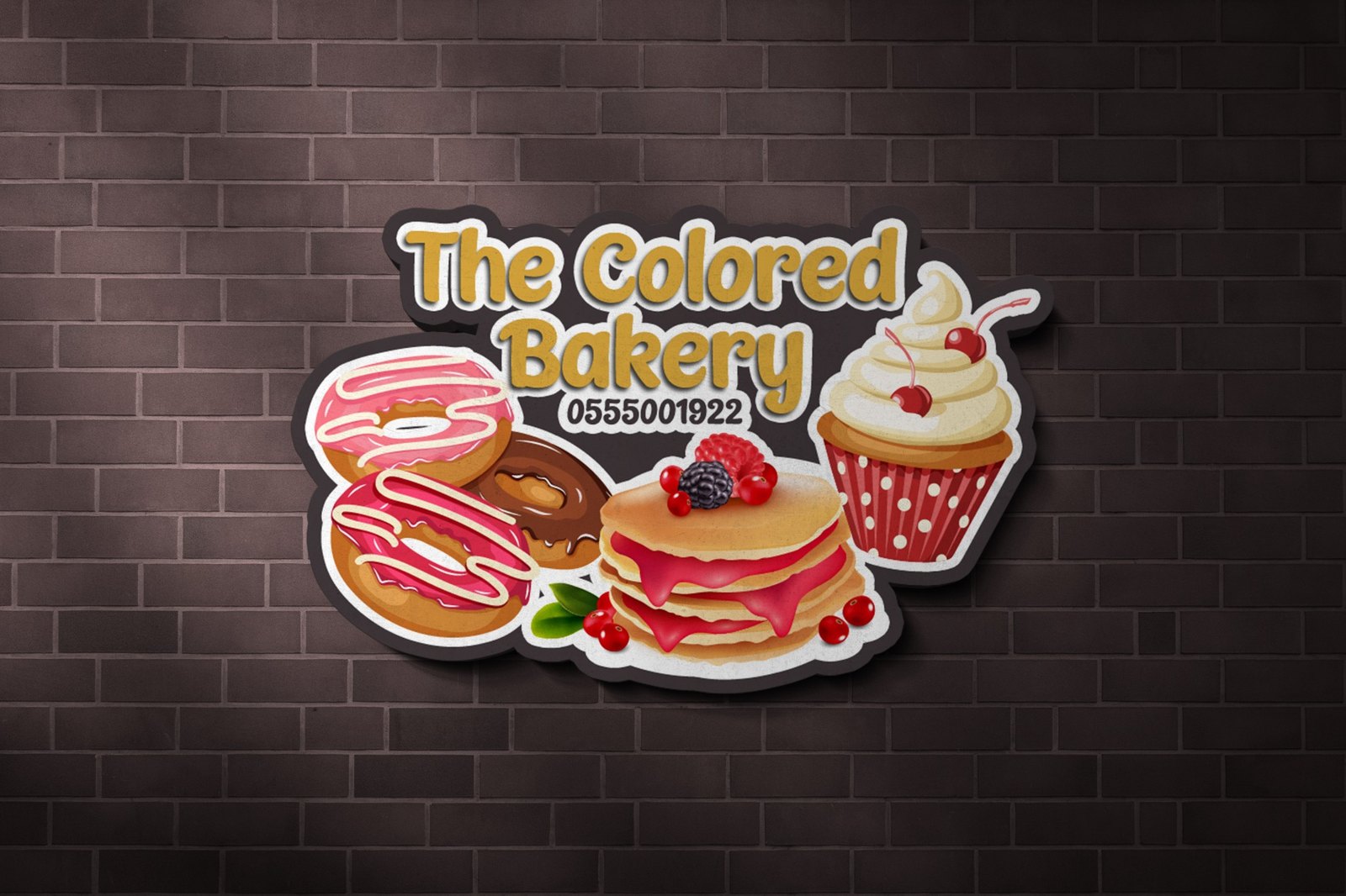 The Colored Bakery signage