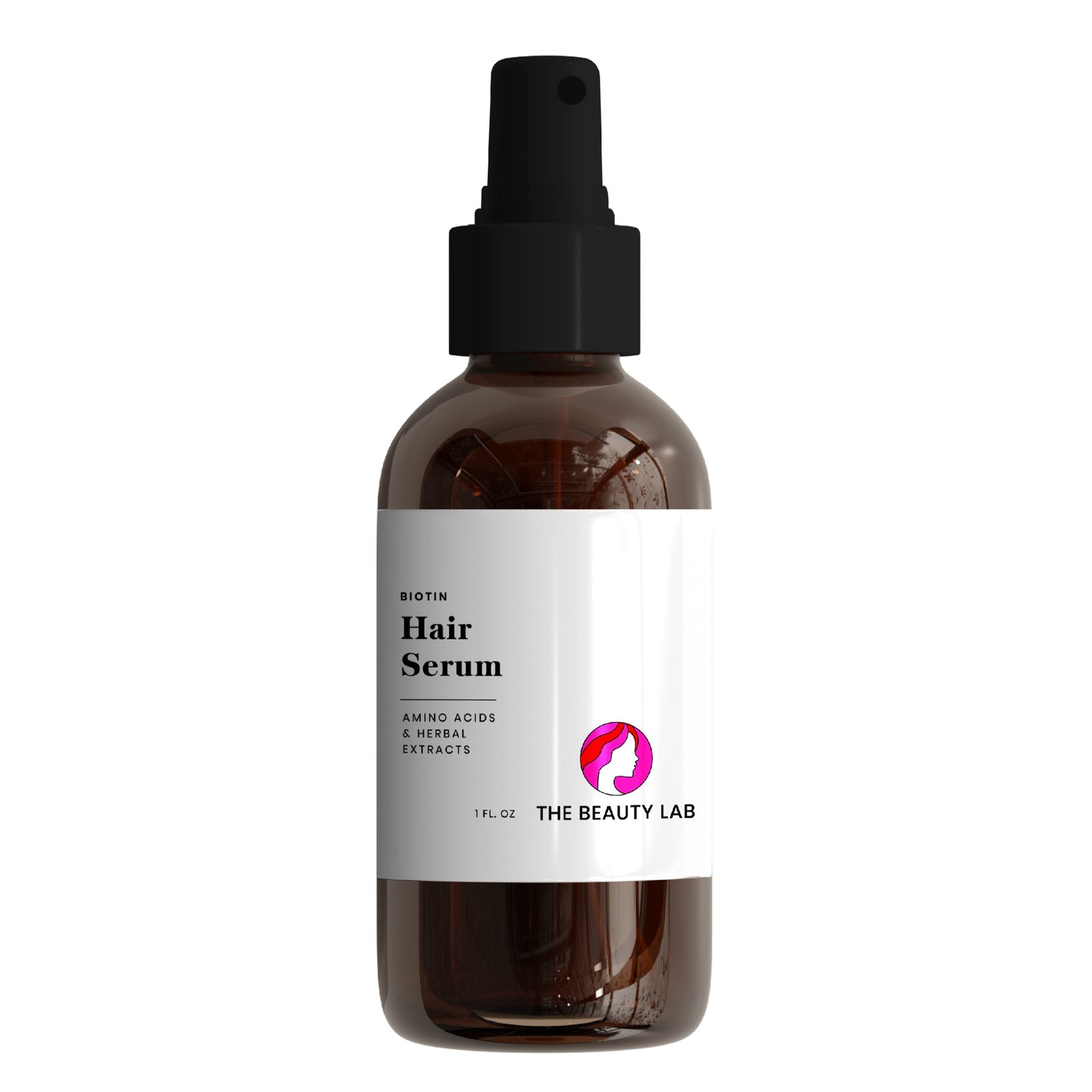 Hair serum bottle packaging