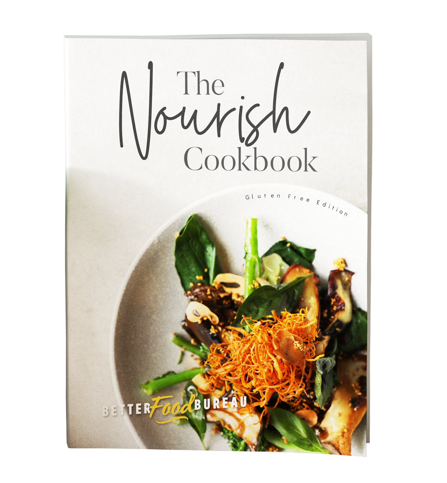 The Nourish Cookbook flat cover